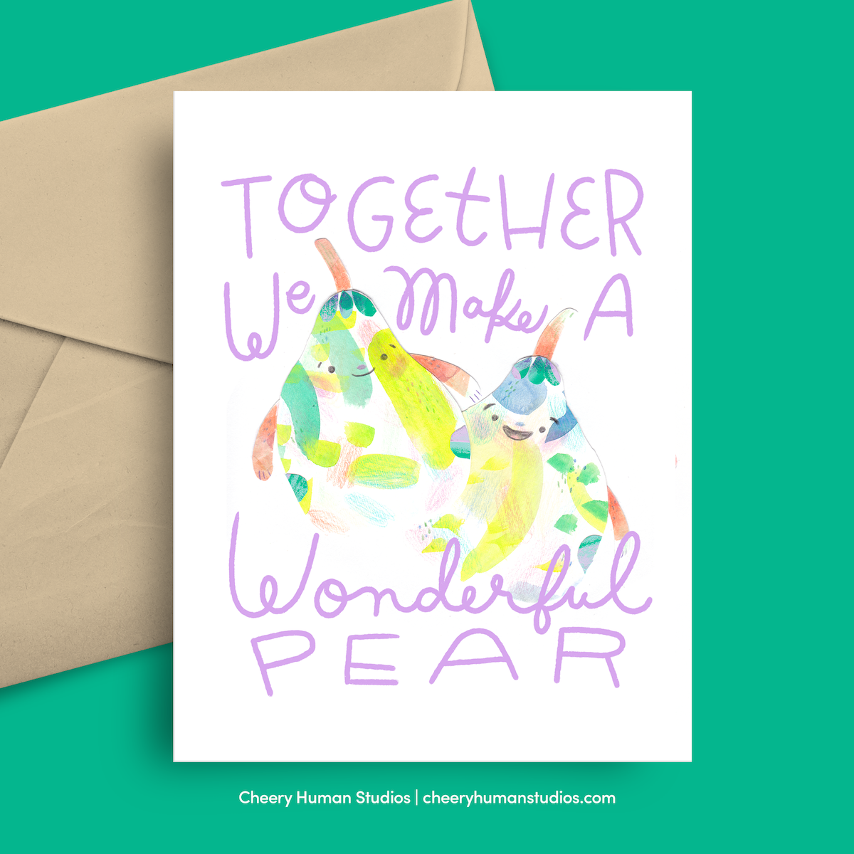 Wonderful Pear - Greeting Card | Love & Friendship | Thinking of You